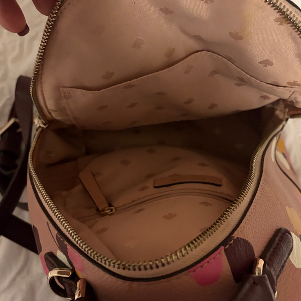 Kate Spade Pink Floral Backpack - image 6